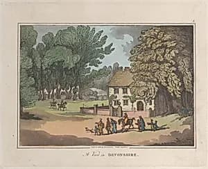 A View in Devonshire by Joseph Constantine Stadler|Thomas Rowlandson