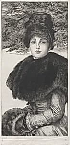 A Winter's Walk by James Tissot