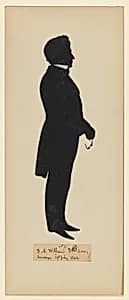 Aaron Willard of Boston by Auguste Edouart
