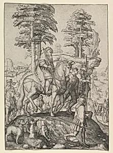 Abigail Before David by Lucas van Leyden