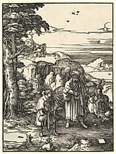 Abraham Going to Sacrifice Isaac by Lucas van Leyden
