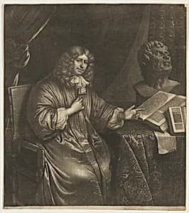 Abraham van Lennep by Wallerant Vaillant|Caspar Netscher