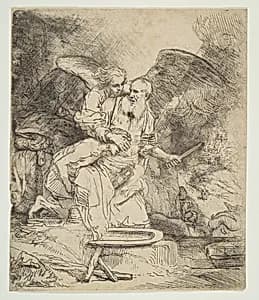 Abraham's Sacrifice by Rembrandt (Rembrandt van Rijn)