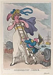 Accomodation Ladder by Thomas Tegg|Thomas Rowlandson