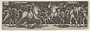 Achilles and Hector by Sebald Beham