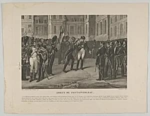 Adieux de Fontainebleau by Victor Adam|Lordereau