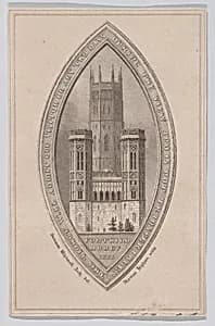 Admission Ticket for Fonthill Abbey by Thomas Higham|Thomas Stedman Whitwell