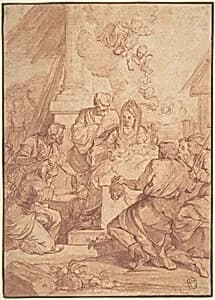 Adoration of the Shepherds by Nicolas Bertin