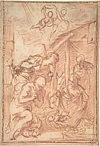 Adoration of the Shepherds by Francisco Vieira de Mattos (Il Lusitano)