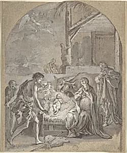 Adoration of the Shepherds by Anonymous, Italian, Bolognese 18th century artist