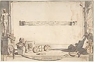 Adumbration of Capitoline Hill by Jan Goeree