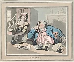 After Dinner by Thomas Rowlandson