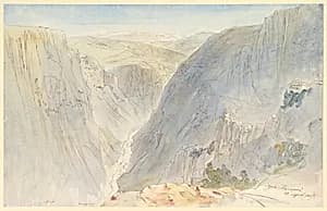 Agia Paraskevi, Epirus, Greece by Edward Lear