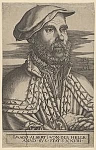 Albert van der Helle by Heinrich Aldegrever