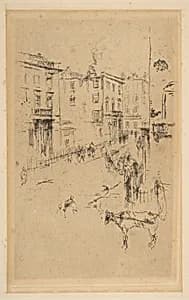 Alderney Street by James McNeill Whistler