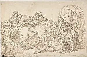 Alexander and Porus by Vincenzo Camuccini
