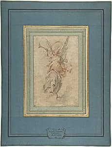 Allegorical Figure of Fame by Cavaliere d'Arpino (Giuseppe Cesari)
