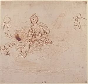 Allegorical Figure of Painting by Cesare Dandini