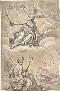 Allegory of Air and Earth by Bartholomäus Reiter