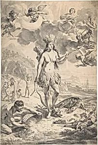 Allegory of America by Nicolaes Berchem