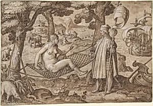 Allegory of America by Jan van der Straet, called Stradanus
