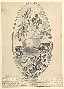 Allegory of Heaven and Hell by Claudio Coello