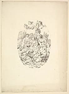 Allegory of Marie Antoinette by Augustin de Saint-Aubin|Charles Nicolas Cochin II|Marie Antoinette, Queen of France