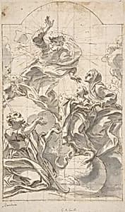 Allegory of the Immaculate Conception by Giovanni Battista Gaulli (Il Baciccio)
