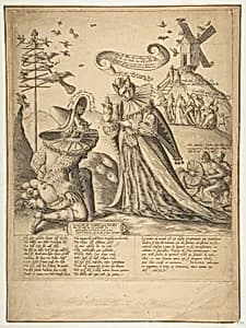 Allegory on Vanity by Anonymous, German, 17th century