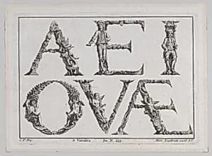 Alphabet Letters (5 Vowels)