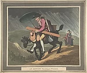 An Artist Travelling in Wales
