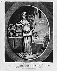 An Emblem of Europe by John Fairburn|Anonymous, British, 18th century