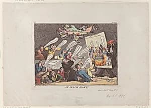 An Irish Howl by Thomas Rowlandson
