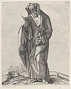 An Old Man (Saint Paul) by Nicolas Beatrizet