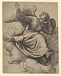 Angel Seated on a Cloud