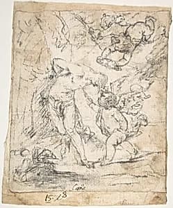 Angels Ministering to St. Sebastian by Alonso Cano