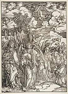 Angels Restraining the Four Winds by Albrecht Dürer