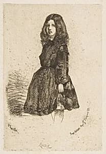 Portrait of Annie Harriet Haden|James McNeill Whistler