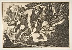 Apollo and Clytie by Laurent de La Hyre|Francois de Poilly