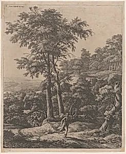 Apollo and Daphne by Anthonie Waterloo