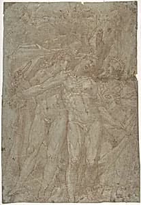 Apollo, Marsyas, and Midas by Anonymous, Netherlandish, 16th century