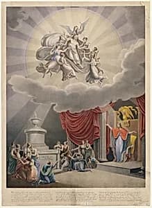 Apotheosis of George Washington by Samuel Moore|Heinrich Weishaupt|Johann M. von Hermann|George Washington