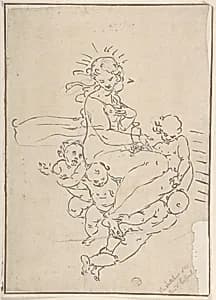 Apotheosis of Saint Mary Magdalen by Luca Cambiaso