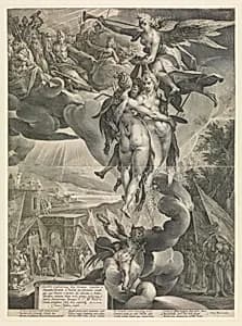 Apotheosis of the Arts by Bartholomeus Spranger|Jan Muller|Harmen Jansz. Muller