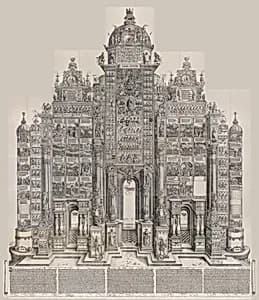 Arch of Honor by Johann Neudörffer the Elder|Albrecht Dürer|Albrecht Altdorfer|Hans Springinklee|Wolf Traut|Hieronymus Andreae|Jorg Kölderer