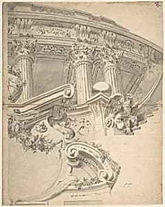 Architectural Capriccio by Anonymous, Italian, Bolognese 18th century artist