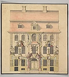 Architectural Design for a Façade by Felix Speth|Ferenc (Franz) Speth