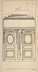 Architectural Drawing by Anonymous, French, 18th century