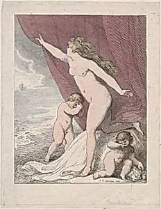 Ariadne Abandoned by Theseus by Thomas Rowlandson|Giovanni Battista Cipriani|Thomas Rowlandson