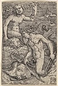 Arion and a Nereid by Albrecht Altdorfer
